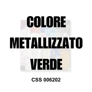 CSS 006202 colore per ceramica metallizzato verde Colorobbia, utilizzabile anche come colore per porcellana e gres - ViErreBi Marostica