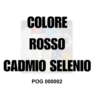 POG 000002 colore per ceramica rosso cadmio selenio Colorobbia, utilizzabile come colore per porcellana, gres e colore per vetro - Vi.Erre.Bi Marostica