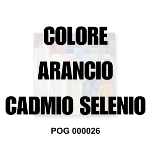 POG 000026 colore per ceramica arancio cadmio selenio Colorobbia, utilizzabile come colore per vetro, colore per porcellana e gres - Vi.Erre.Bi Marostica