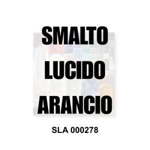 SLA 000278 smalto per ceramica lucido arancio Colorobbia idoneo per uso alimentare normative MOCA ViErreBi Marostica