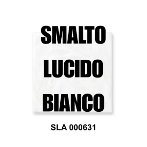 SLA 000631 smalto per ceramica bianco a finitura lucida idoneo MOCA alimentare Colorobbia ViErreBi Marostica