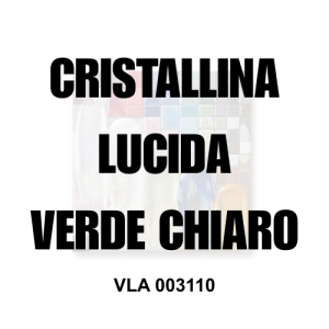 VLA 003110 cristallina per ceramica lucida verde chiaro Colorobbia idonea alimentare MOCA, ViErreBi Marostica