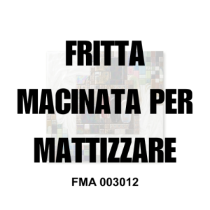 FMA 003012 fritta macinata per mattizzare Colorobbia, idonea alimentare MOCA ad alta fusibilità. Utilizzabile su porcellana e vetro per risultati controllati di lucido e craquelé su smalti e cristalline per ceramica e vetro - Vi.Erre.Bi Marostica
