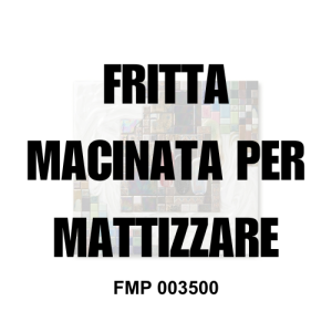 Fritta ceramica FMP 003500 Colorobbia. Base tecnica progettata per ridurre la brillantezza di smalti ceramici e cristalline per ceramica su vetro, porcellana e ceramica, consentendo di ottenere superfici opache e materiche attraverso un controllo preciso delle percentuali di utilizzo. - Vi.Erre.Bi Marostica